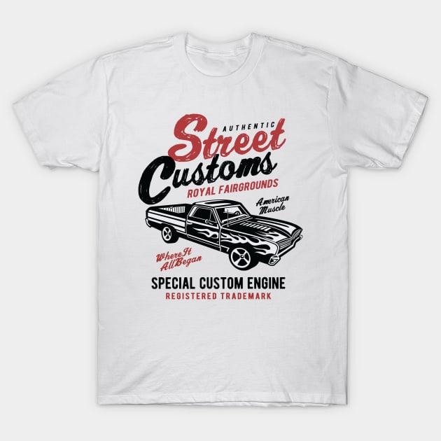 Street Customs T-Shirt by PaunLiviu